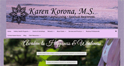 Desktop Screenshot of karenkorona.com