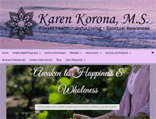 Tablet Screenshot of karenkorona.com